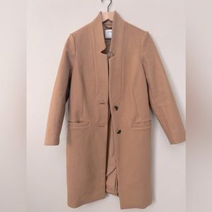 Old Navy Tan Wool Overcoat